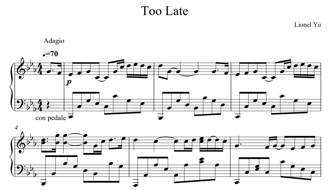 Too Late
